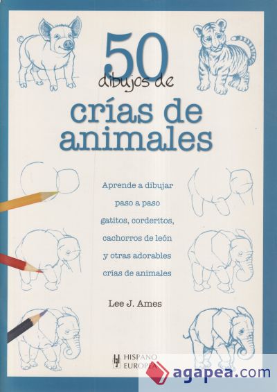 50 dibujos de crías de animales