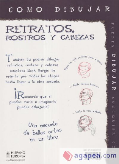 Cómo dibujar retratos, rostros y cabezas