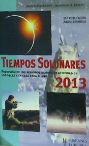 Portada de Tiempos solunares 2013