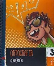 Portada de Ortografia koadernoa 3