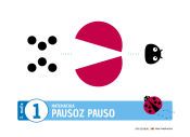 Portada de Pausoz pauso- 1. maila - 1. koadernoa (3 Urte)