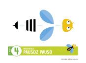 Portada de Pausoz pauso- 2. maila - 4. koadernoa (4 Urte)