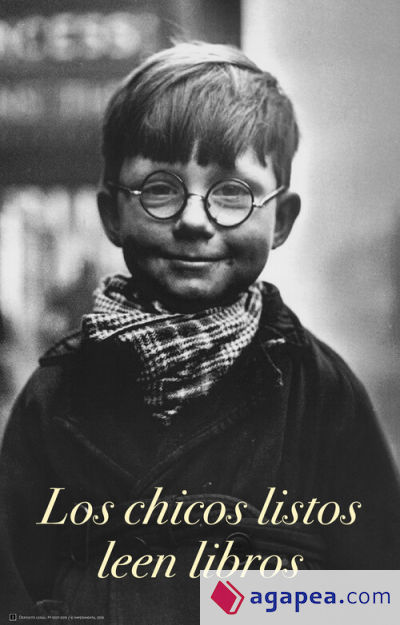 Cartel Los chicos listos leen libros