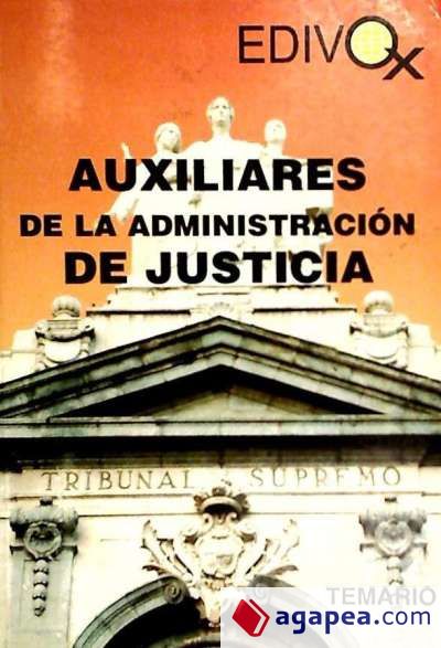 Esquivar En segundo lugar Nominación TEMARIO DE AUXILIARES DE LA ADMINISTRACION DE JUSTICIA - LUCIANO LOPEZ  MADROÑAL - 9788492335107