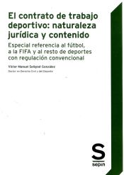 Portada de El contrato de trabajo deportivo