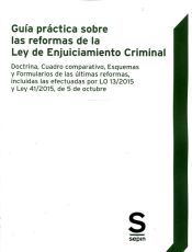 Portada de Guía práctica sobre las reformas de la Ley de Enjuiciamiento Criminal