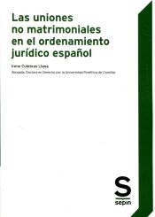 Portada de Las uniones no matrimoniales en el ordenamiento jurídico español