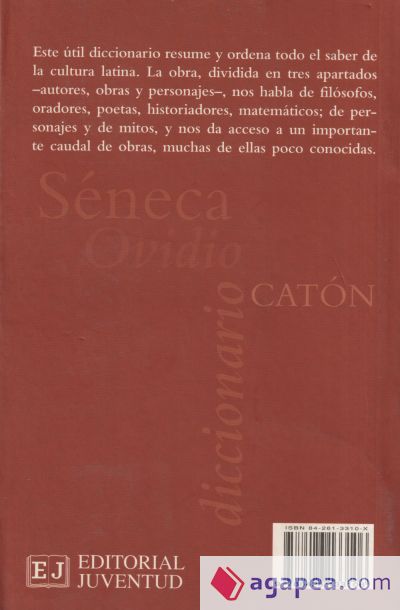 DICCIONARIO DE AUTORES, LITERATURA LATINA