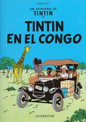 Portada de TINTÍN EN EL CONGO - cartone