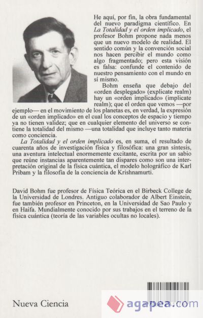 La totalidad y el orden implicado La totalidad y el orden implicado