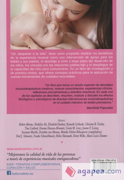 Oír, despertar a la Vida: Musicoterapia, bebés prematuros y recién nacidos