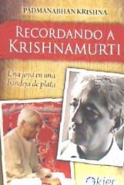 Portada de Recordando a Krishnamurti