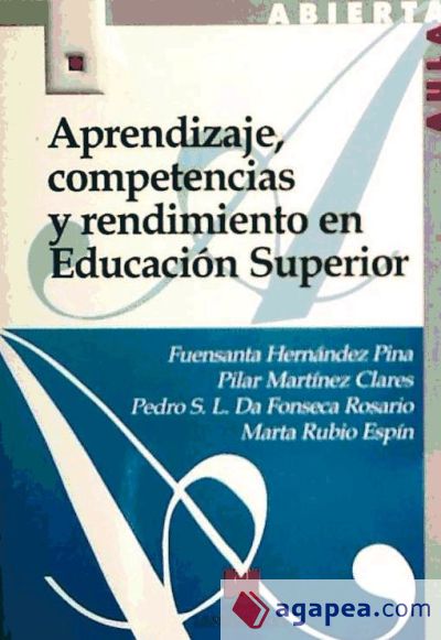 Aprendizaje, compentencias y rendimiento en educación superior