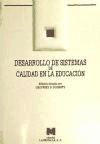 Portada de Desarrollo de sistemas de calidad en educación