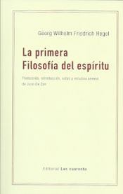 Portada de La primera Filosofía del espíritu