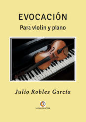 Portada de Evocación. Para violín y piano