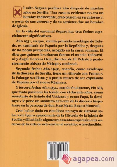 PEDRO SEGURA Y S&Atilde;ENZ