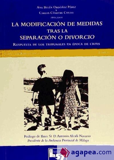 La modificación de medidas tras la separación o divorcio