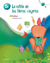 Portada de Antologia de textos 5º Primaria (La estela de los libros viajeros)