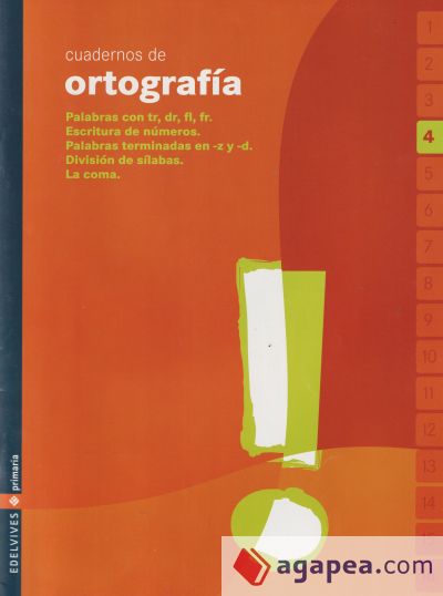 Cuaderno de ortografia 4 Primaria