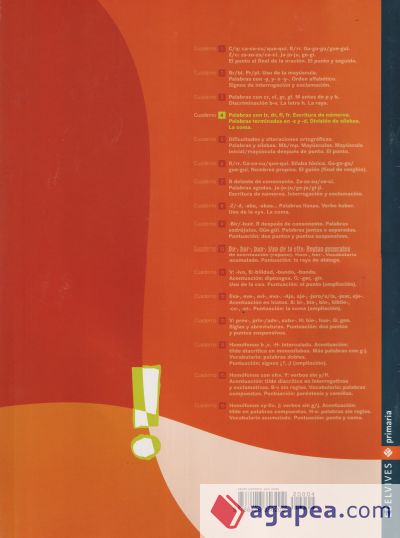Cuaderno de ortografia 4 Primaria