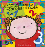 Portada de El gran libro de los números, colores y formas de Laura