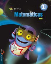 Portada de Matemáticas 1º Primaria (Pauta) Tres Trimestres