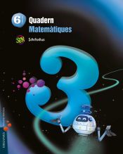 Portada de Quadern 3 Matemàtiques 6º Primària