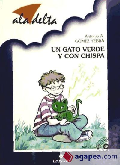 UN GATO VERDE Y CON CHISPA