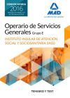 Operario/a De Servicios Generales, Grupo E , Del Instituto Insular De Atenci&oacute;n Social Y Sociosanitaria Del Cabildo De Tenerife. Temario Y Test
