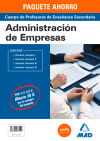 PAQUETE AHORRO ADMINISTRACIÓN DE EMPRESAS CUERPO DE PROFESORES DE ENSEÑANZA SECUNDARIA