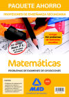 Paquete Ahorro Matemáticas Problemas De Exámenes. Cuerpo De Profesores De Enseñanza Secundaria