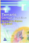 Temario Común Jurídico del Servicio Riojano de Salud