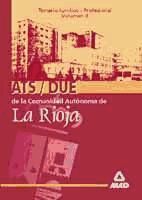 Portada de ATS/DUE DE LA COMUNIDAD AUTÓNOMA DE LA RIOJA. TEMARIO JURÍDICO - PROFESIONAL. VOLUMEN II