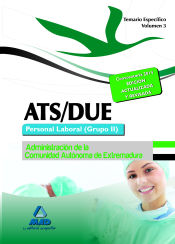 Portada de ATS/DUE. Personal Laboral (Grupo II) de la Administración de la Comunidad Autónoma de Extremadura. Temario Específico. Volumen III