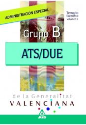 Portada de ATS Grupo B Administración Especial. Temario Volumen 2. Generalitat Valenciana