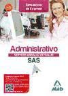 Portada de Administrativo del Servicio Andaluz de Salud. Simulacros de Examen