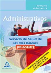 Portada de Administrativos del ib-salut. Temario volumen iii