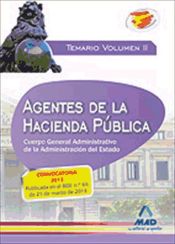 Portada de Agentes de la Hacienda Pública. Cuerpo General Administrativo de la Administración del Estado. Temario Volumen II (Ebook)