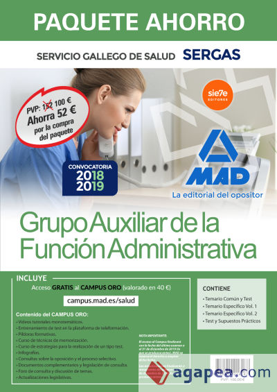 Ahorro Auxiliar de la Función Administrativa del Servicio Gallego de Salud