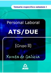 Portada de Ats/due de la xunta de galicia. Temario especifico volumen i