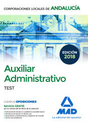 Portada de Auxiliar Administrativo de Corporaciones Locales de Andalucía. Test