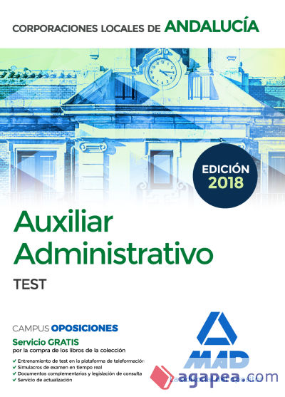 Auxiliar Administrativo de Corporaciones Locales de Andalucía. Test