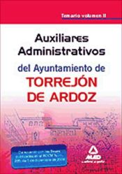 Portada de Auxiliar administrativo, del ayuntamiento de torrejón de ardoz. Temario vol 2