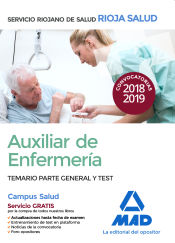 Portada de Auxiliar de Enfermería del Servicio Riojano de Salud. Temario parte general y test