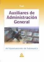 Portada de Auxiliar de administracion del ayuntamiento de salamanca test