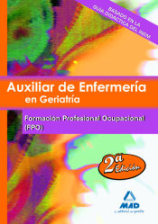 Portada de Auxiliar de enfermería en geriatría. Temario de formación profesional ocupacional