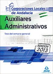 Portada de Auxiliares Administrativos de Corporaciones Locales de Andalucía. Test del Temario General (Ebook)