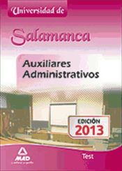 Portada de Auxiliares Administrativos de la Universidad de Salamanca. Test (Ebook)