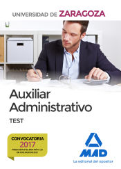 Portada de Auxiliares Administrativos de la Universidad de Zaragoza. Test